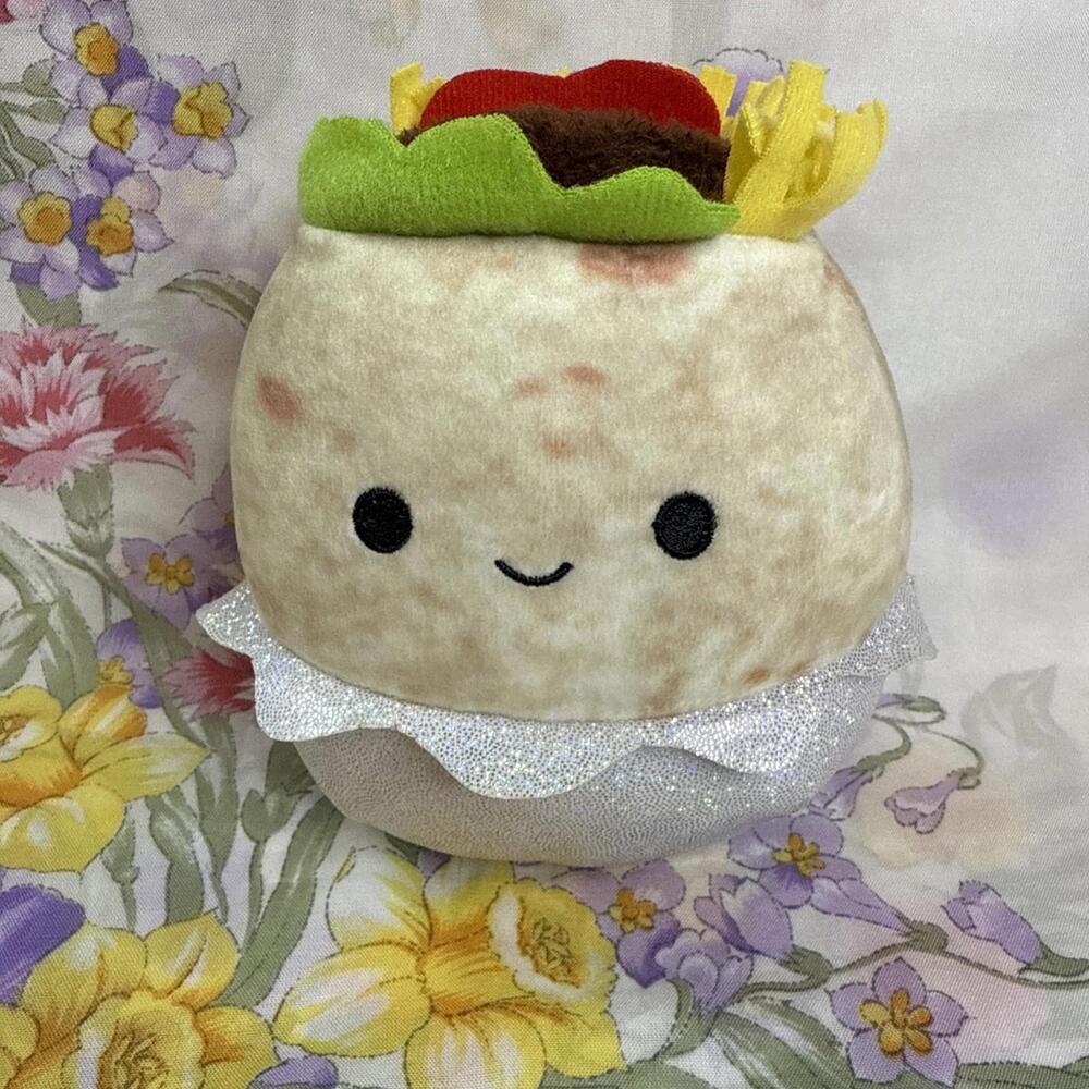 Squishmallows Bernardo the Burrito Food Squad Plush 5"